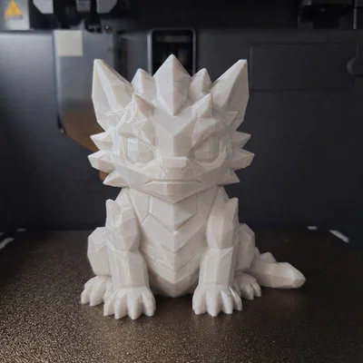 Mô hình rồng nhỏ Low Poly độc đáo dành cho máy in 3D