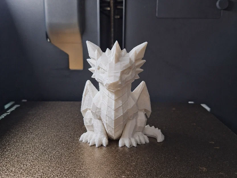Mô hình Rồng Low Poly (Low Polly Dragon) độc đáo để in 3D - Image 1