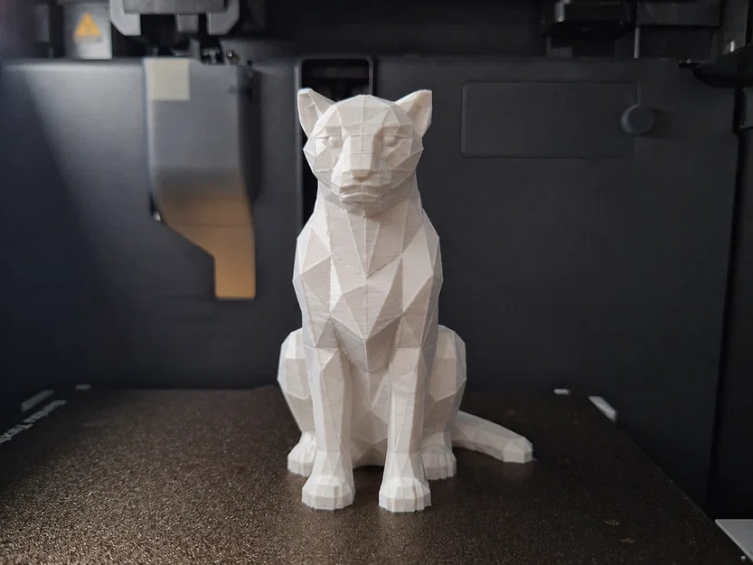 Mô hình chú báo Low Poly nghệ thuật in 3D siêu đẹp - Image 1