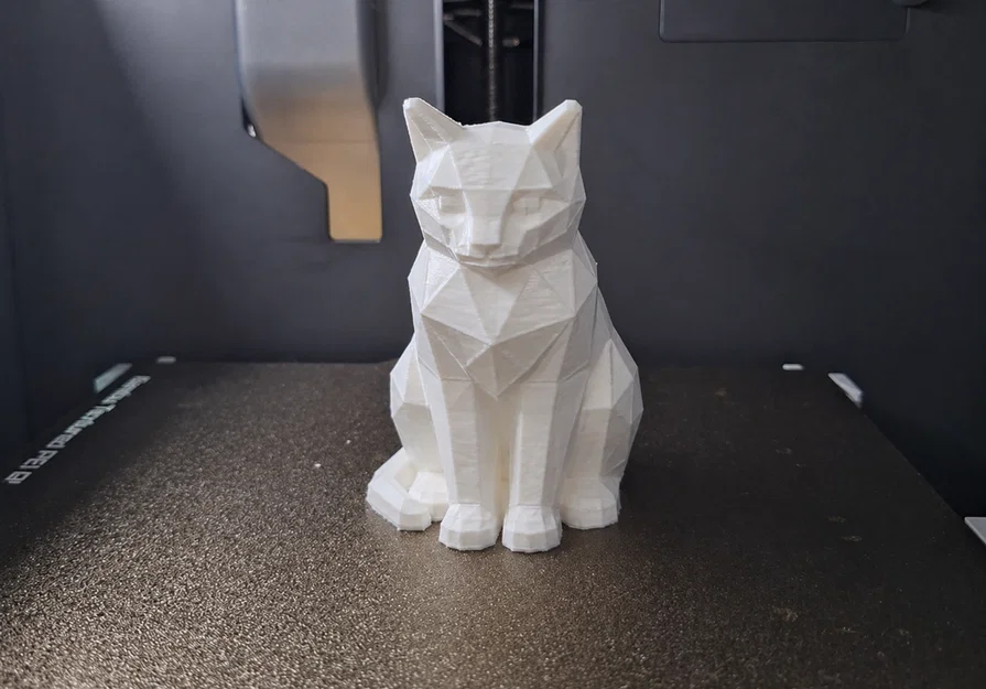 Mô hình mèo Low Poly trang trí in 3D siêu đẹp - Image 1