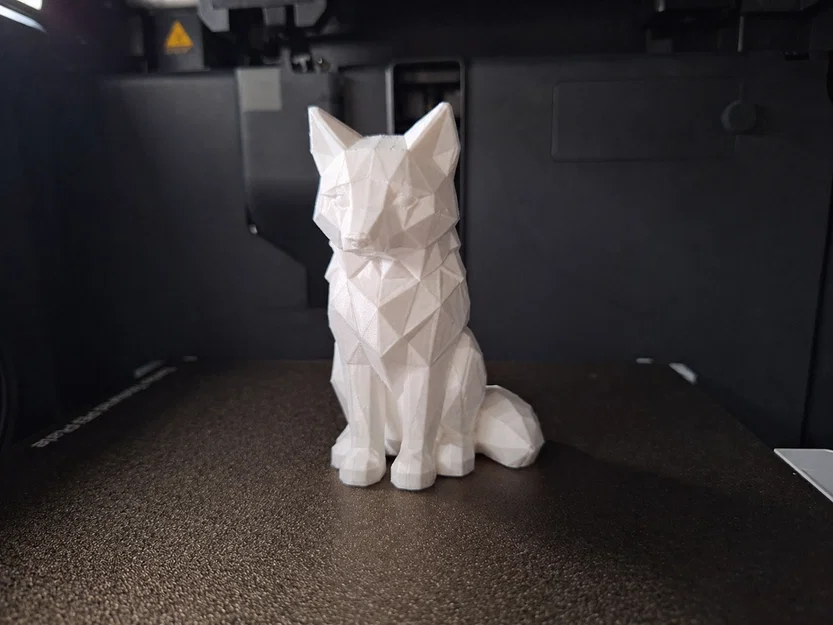 Mô hình chú cáo Low Poly in 3D nghệ thuật trang trí bàn làm việc - Image 1