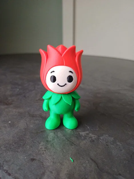 Mô hình Cute Tulip Buddy - Đồ trang trí bàn làm việc đáng yêu - Image 1