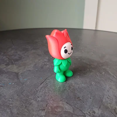 Mô hình Cute Tulip Buddy - Đồ trang trí bàn làm việc đáng yêu