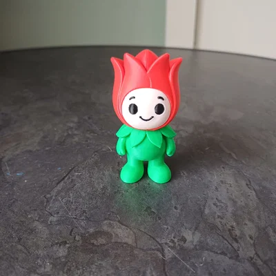 Mô hình Cute Tulip Buddy - Đồ trang trí bàn làm việc đáng yêu
