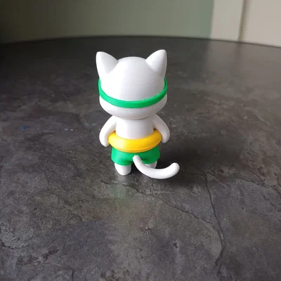 Chú Mèo Mùa Hè Dễ Thương