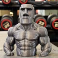 Mô hình Tượng Moai cơ bắp (Muscle Moai) trang trí độc đáo - Thumbnail 1