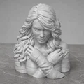 Tượng bán thân Taylor Swift (có kèm tùy chọn mắt kính) - Thumbnail 2