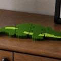 Flexi Krokodil – Mô hình đồ chơi in 3D cử động được - Thumbnail 1