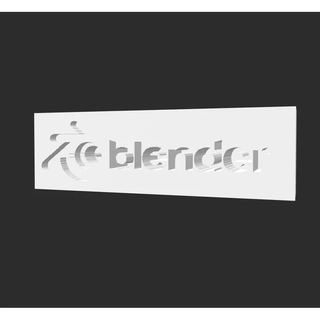 Logo Blender - Mô hình in 3D - Image 1