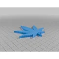 Logo hình lá cần sa in 3D - Thumbnail 2