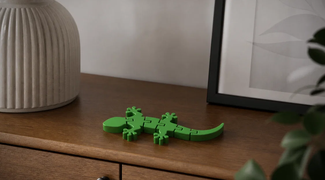 Flexi Gecko – Đồ chơi tắc kè in 3D cử động linh hoạt - Image 2
