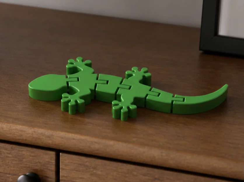 Flexi Gecko – Đồ chơi tắc kè in 3D cử động linh hoạt - Image 3