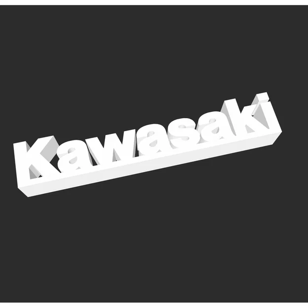 Logo Kawasaki (Phiên bản in 3D) - Image 1