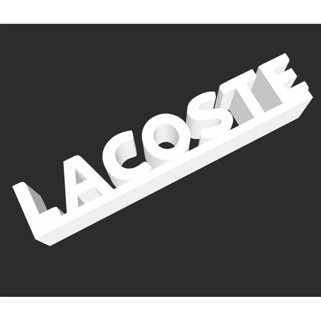 Logo Lacoste in 3D - Image 1