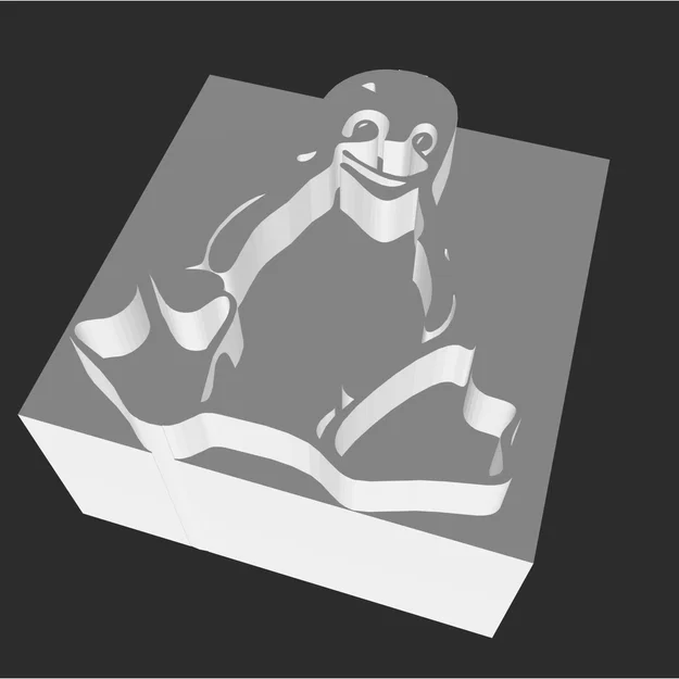 Logo Linux (Tux) in 3D - Image 1