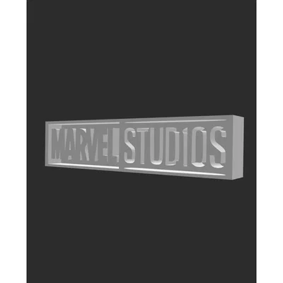 Logo Marvel in 3D