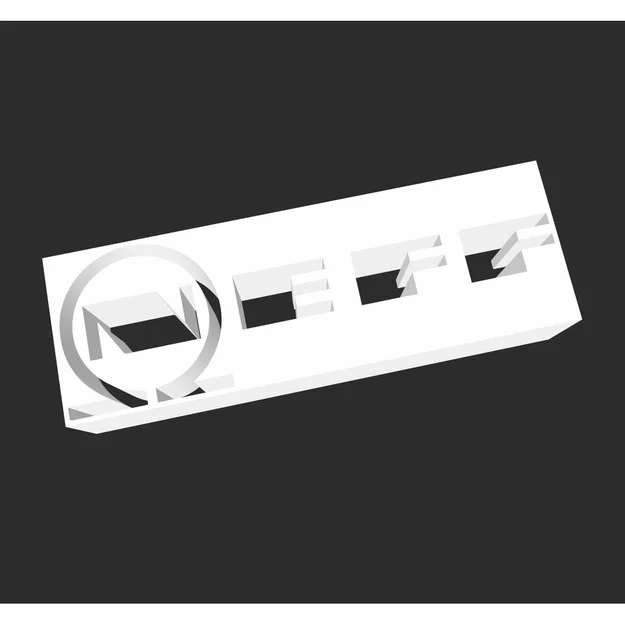 Logo NEFF in 3D - Image 1