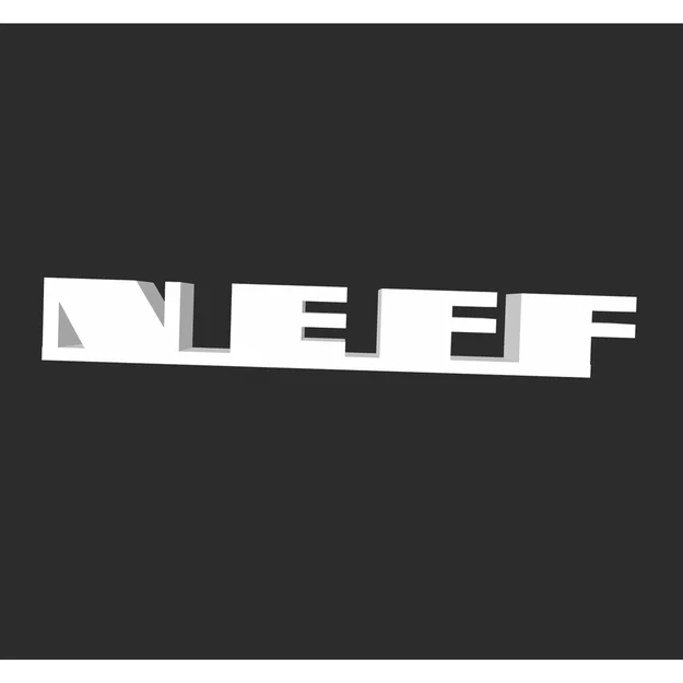 Logo NEFF (phiên bản biến thể) - Image 1