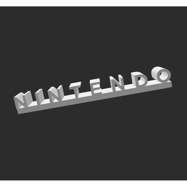 Logo Nintendo (Mẫu in 3D) - Image 1