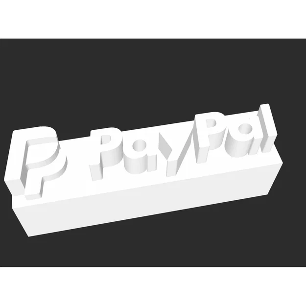 Logo PayPal in 3D - Image 1