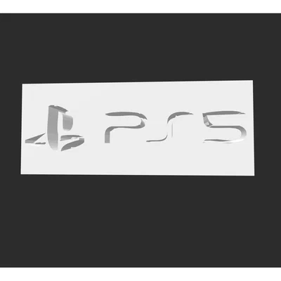 Logo PS5 (In 3D)