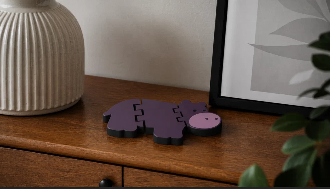Flexi Hippo – Đồ chơi in 3D cử động linh hoạt - Image 2