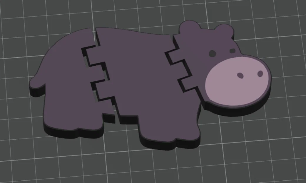 Flexi Hippo – Đồ chơi in 3D cử động linh hoạt - Image 3