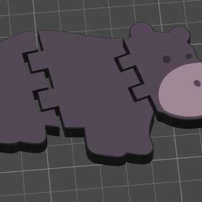 Flexi Hippo – Đồ chơi in 3D cử động linh hoạt