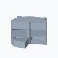 Hộp Đựng Đồ Đa Năng Xoay Hình Bán Nguyệt Tinh Tế Cho Bàn Làm Việc - Thumbnail 2
