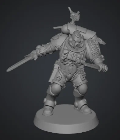 Mô hình chiến binh Primaris trong giáp Phobos (Warhammer 40k) - Image 1