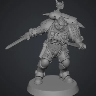 Mô hình chiến binh Primaris trong giáp Phobos (Warhammer 40k)