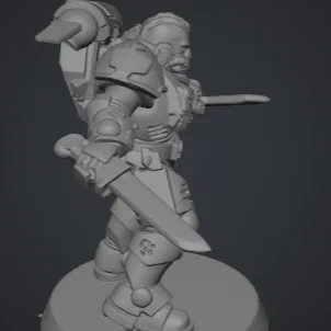 Mô hình chiến binh Primaris trong giáp Phobos (Warhammer 40k)