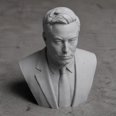 Tượng bán thân Elon Musk