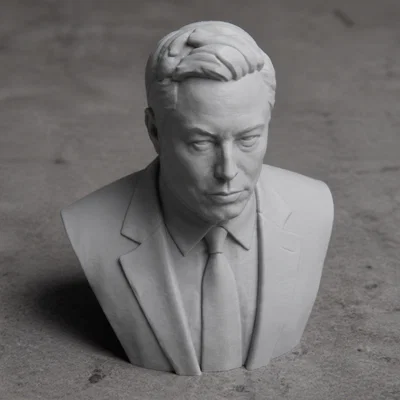 Tượng bán thân Elon Musk