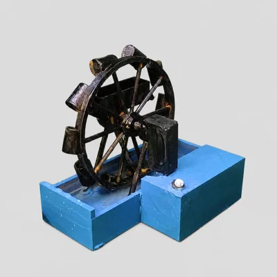 Mô Hình Guồng Nước (Noria) Bơm Nước Chạy Bằng Motor