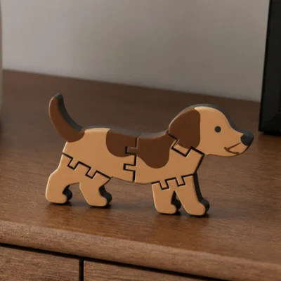Chú chó Flexi – Mẫu đồ chơi in 3D linh hoạt