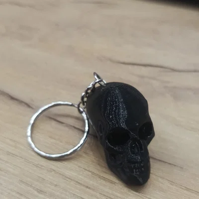 Móc khóa hình đầu lâu in 3D cá tính độc đáo