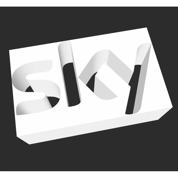 Mô hình Logo Sky in 3D - Image 1