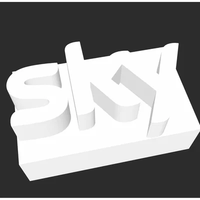 Logo Sky (Mẫu in 3D)