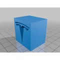 Logo Tesla In 3D - Thumbnail 2