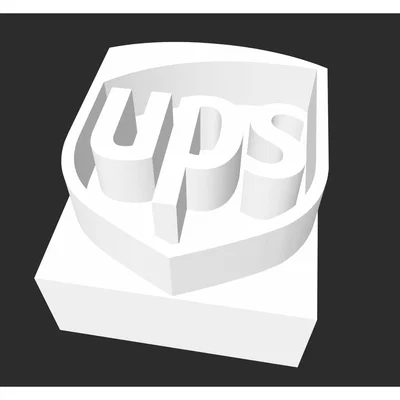Logo UPS 3D
