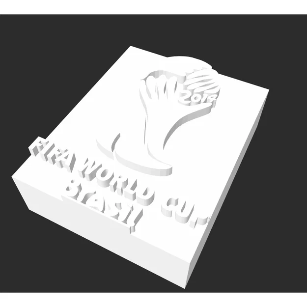 Logo World Cup 2014 - Mô hình in 3D - Image 1