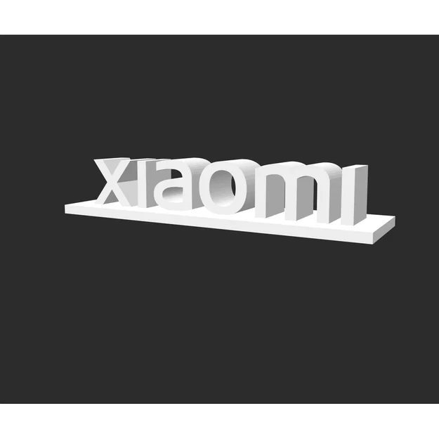 Logo Xiaomi in 3D - Image 1