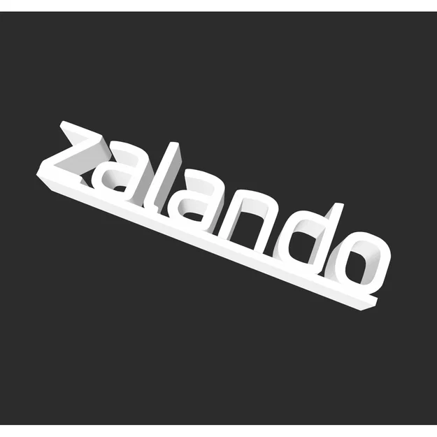 Logo Zalando (Mô hình in 3D) - Image 1