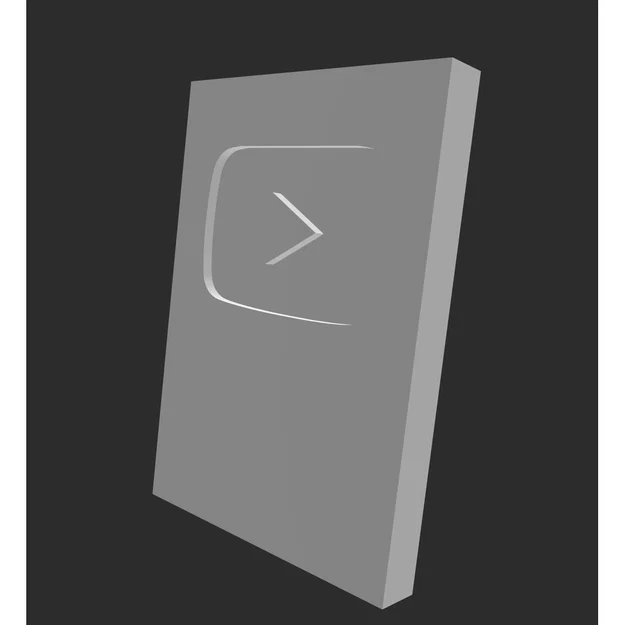 Logo YouTube Playbutton In 3D - Image 1
