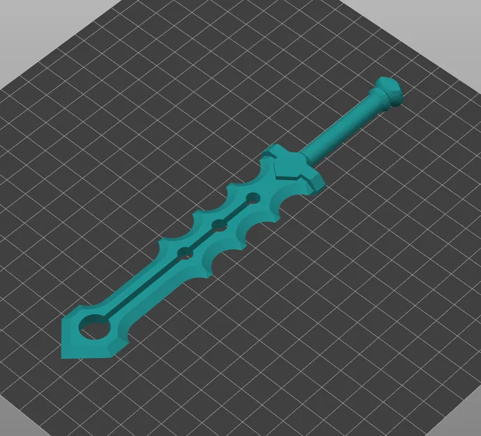 Mô hình thanh kiếm trang trí 3D độc đáo (Sword) - Image 1