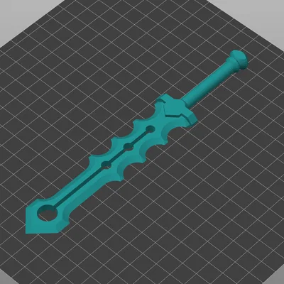 Mô hình thanh kiếm trang trí 3D độc đáo (Sword)