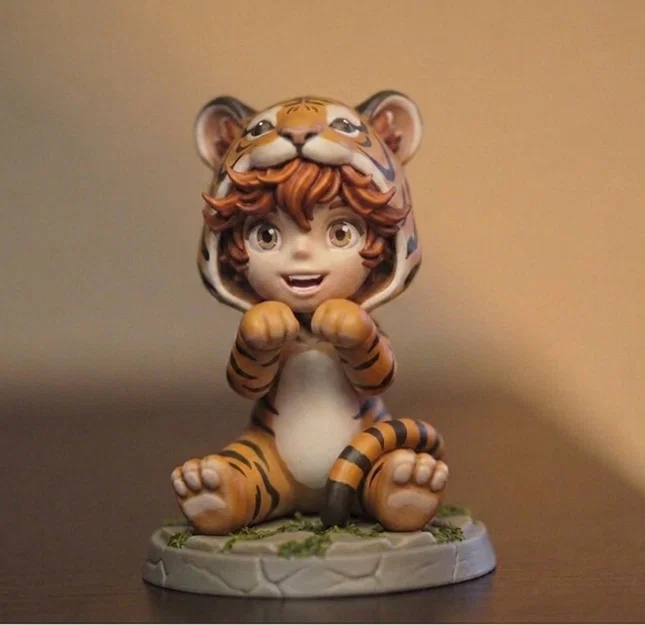 Mô hình Chibi Tiger (Cô gái hổ chibi) - Image 2