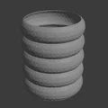 Ống Đựng Bút Thiết Kế Hiện Đại - Model In 3D Đẹp Mắt Cho Bàn Làm Việc - Thumbnail 2