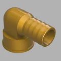 Cút nối ống nước cho bộ lọc hồ cá Oase FiltoClear - Thumbnail 1